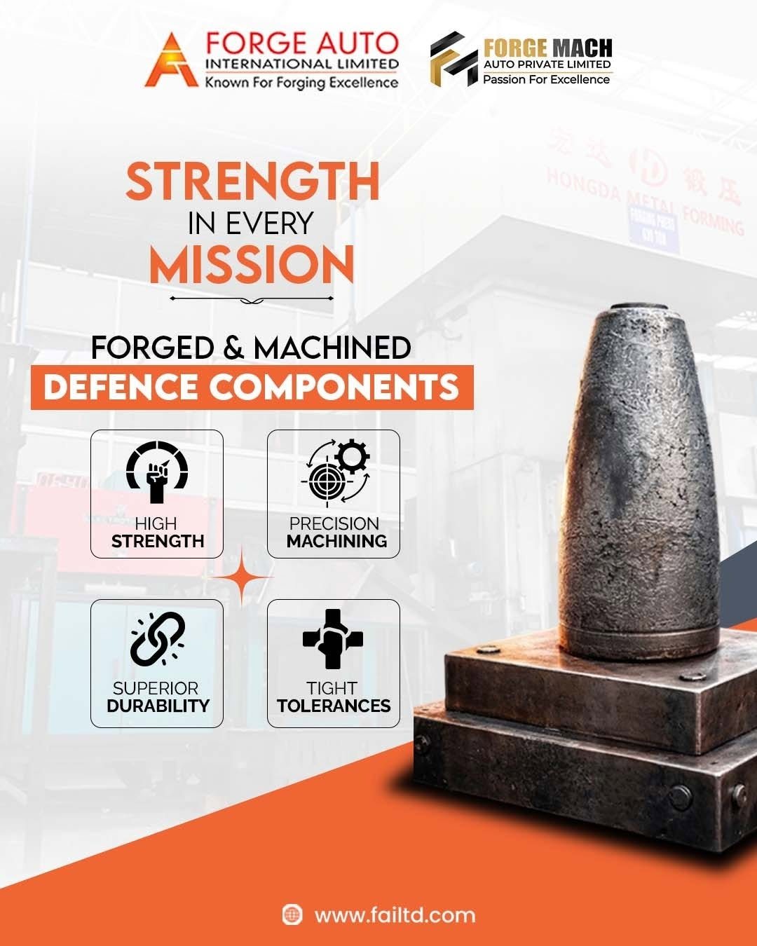 Forge Auto International social media post designed by 909 Digital