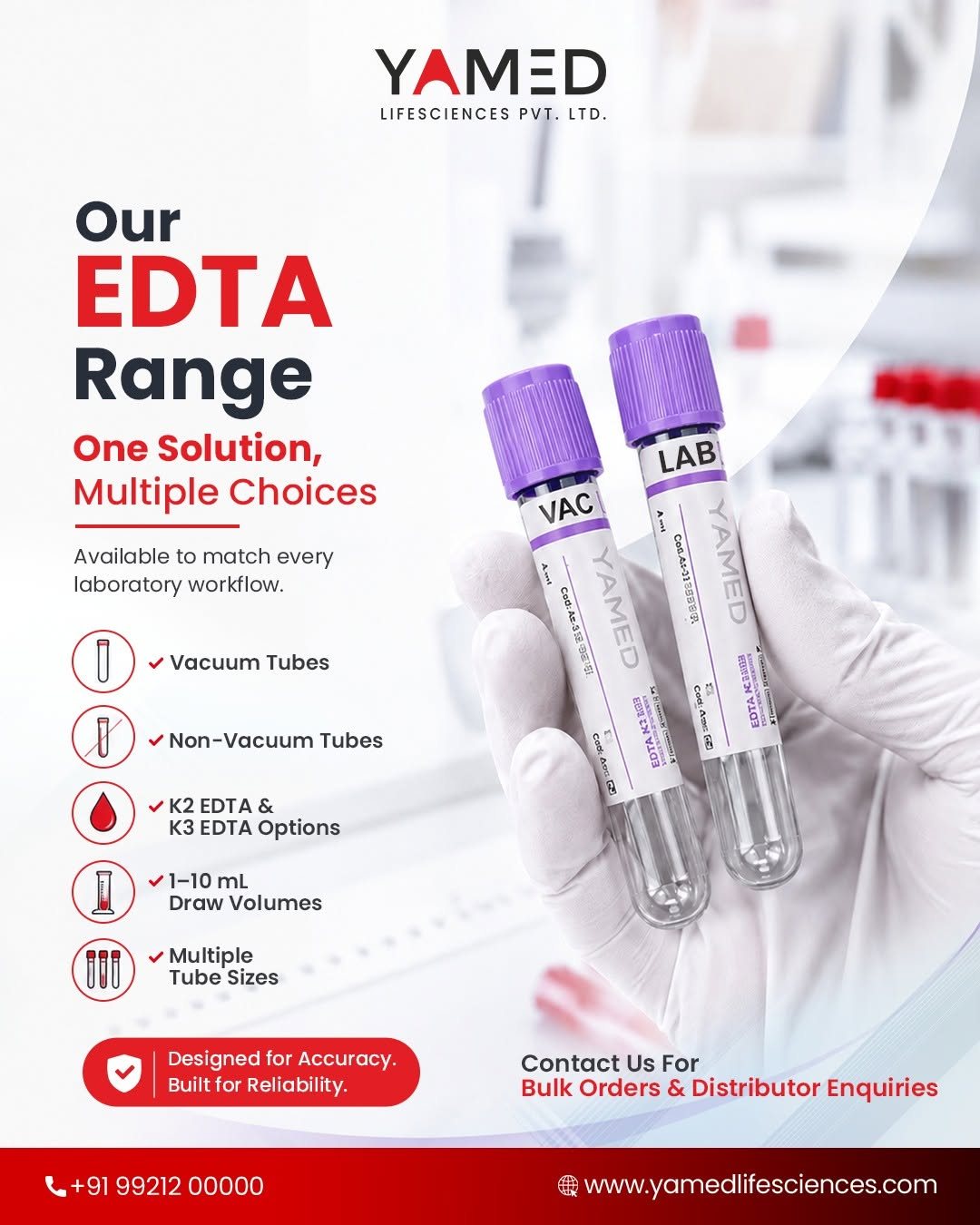 Yamed Lifesciences social media post designed by 909 Digital